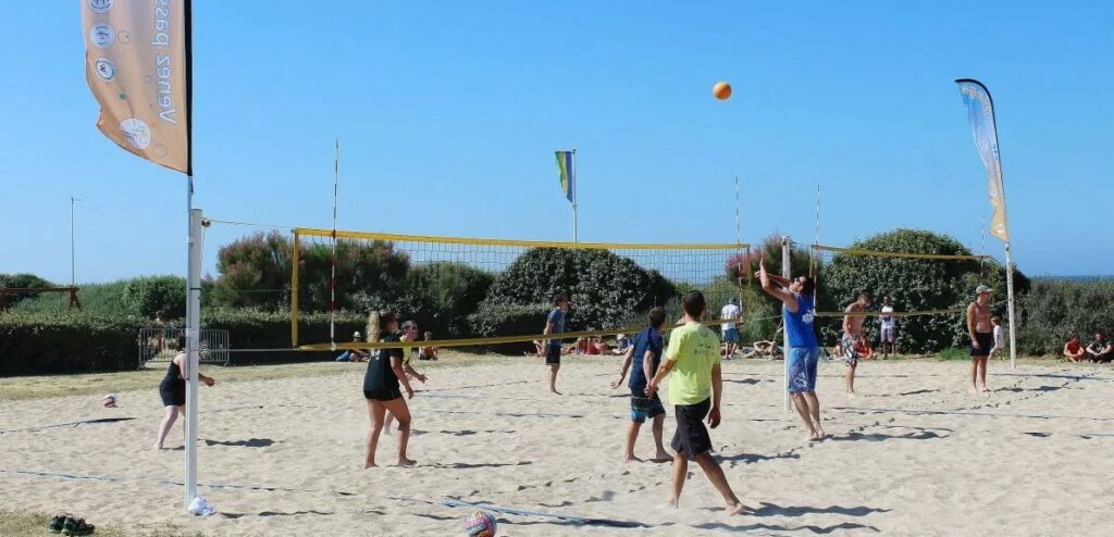 Beach-volley tournament in Sciotot, Cotentin