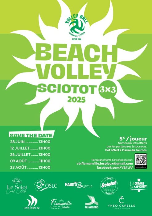 Sciotot 2025 Beach-volley tournaments official flyer