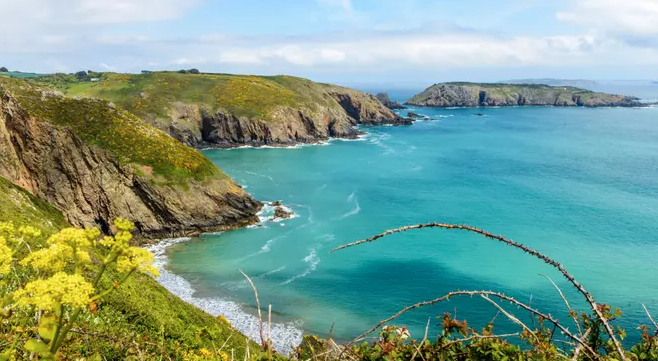Guernsey Shores Are of Natural Beauty