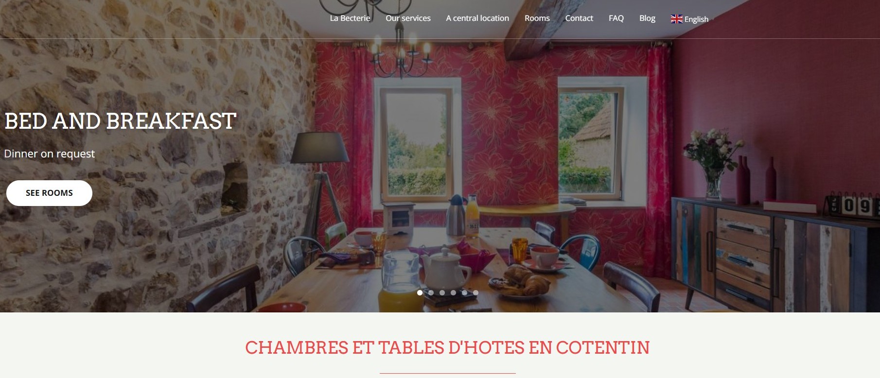 La Becterie Guesthouse HomePage