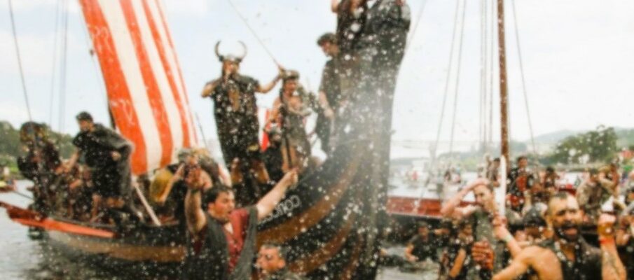 Viking Ship Landing North Cotentin