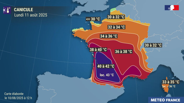 August 2025 heatwave in France