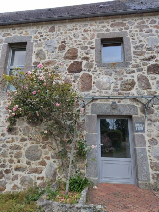 La Becterie, guesthouse entrance