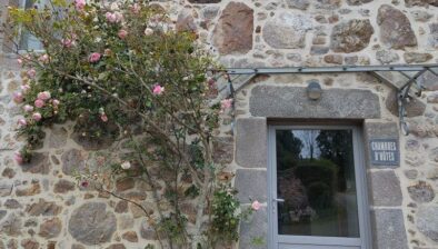 La Becterie, guesthouse entrance